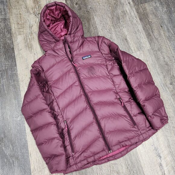 Patagonia Womens XS Hi-Loft Down Sweater Hoody Parka Goose Down Puffer Jacket - Picture 2 of 15